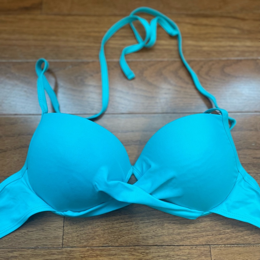 Blue Bikini Top